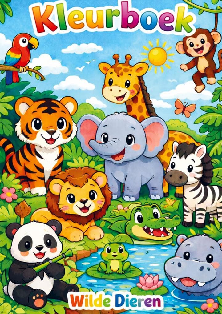 Kleurboek, Wilde dieren