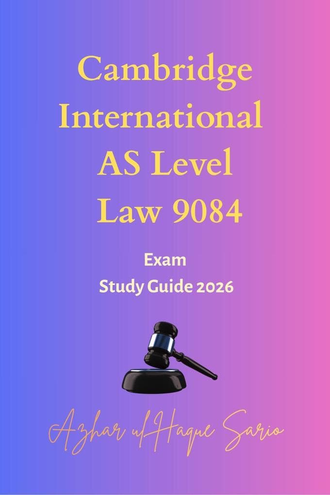 Cambridge International AS Level Law 9084