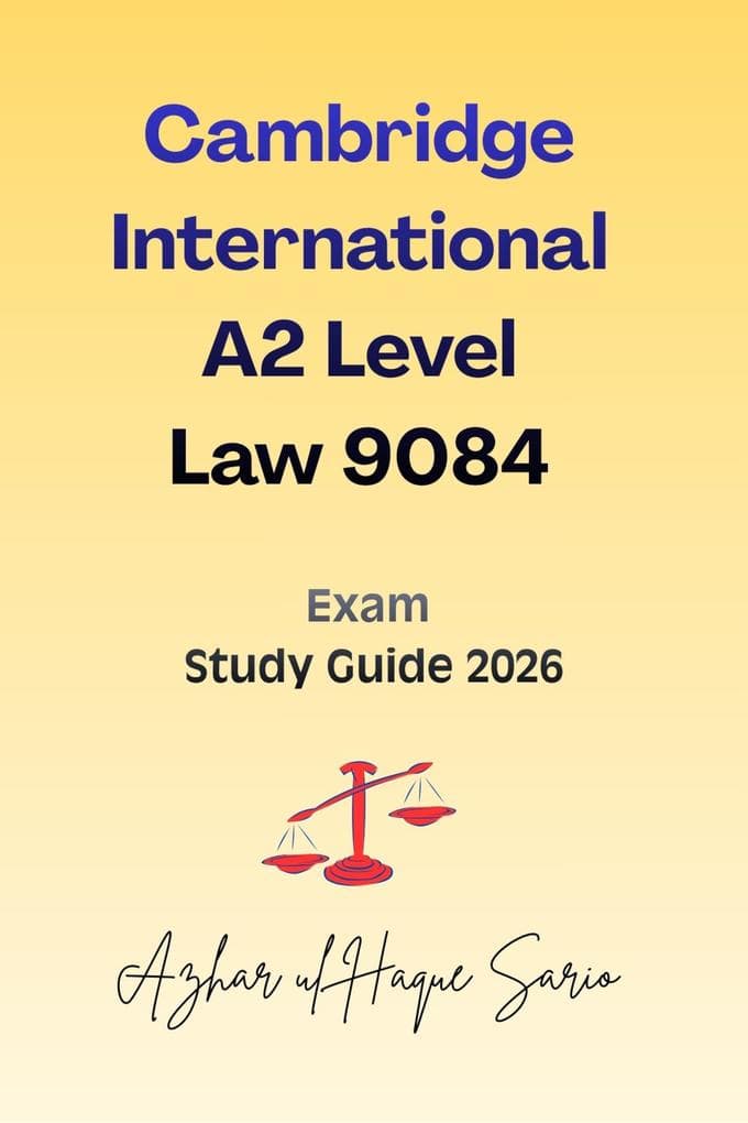 Cambridge International A2 Level Law 9084