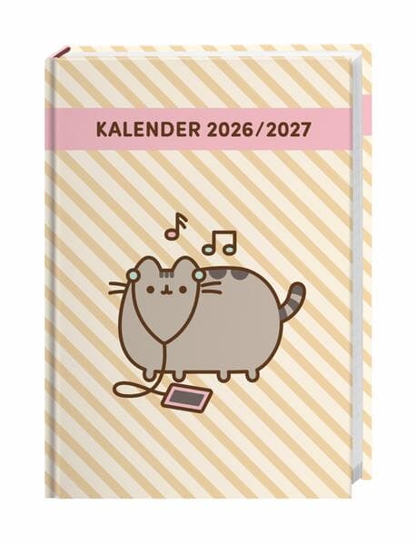Pusheen 17-Monats-Kalenderbuch A5 2027 - 17 Monate. Von August 2026 bis Dezember 2027