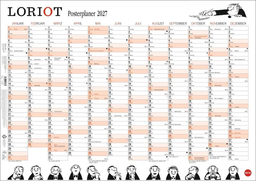 Loriot Posterplaner 2027