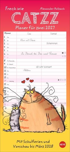 Catzz Planer für zwei 2027