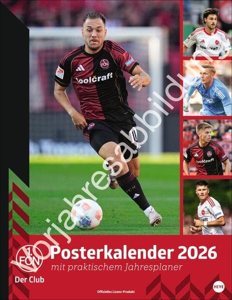 1. FC Nürnberg Posterkalender 2027