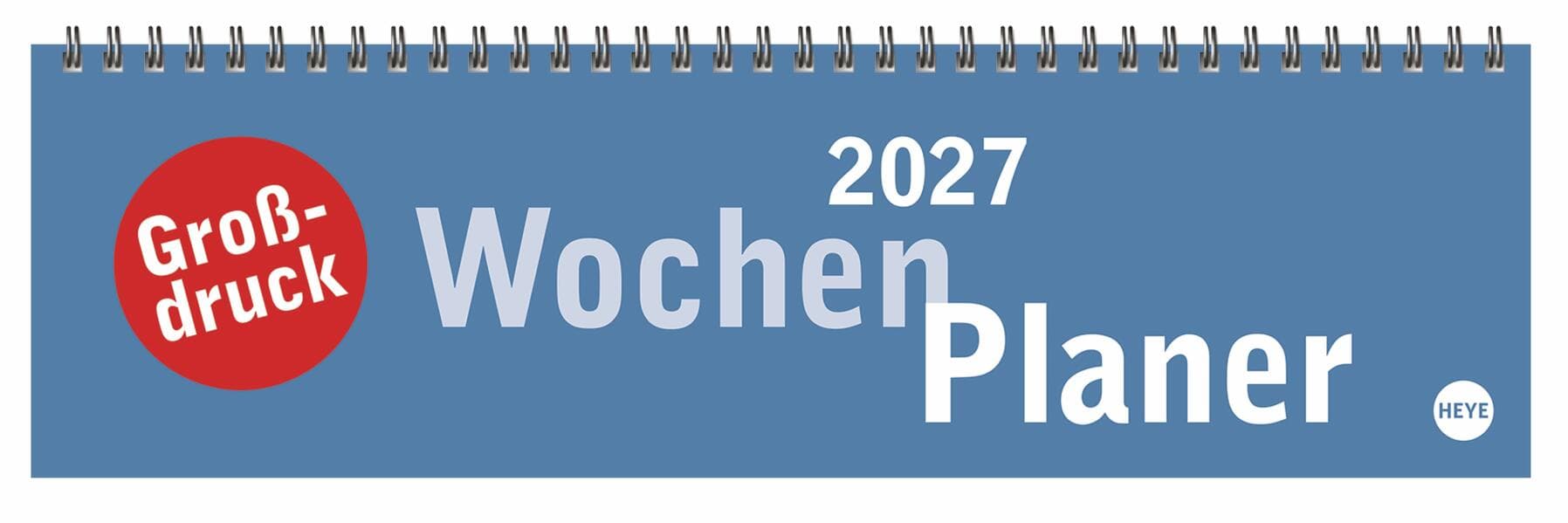 Großdruck Wochenquerplaner 2027