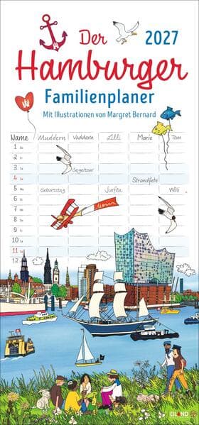 Der Hamburger Familienplaner 2027 - Margret Bernard