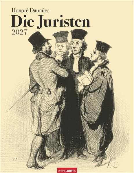 Honoré Daumier: Die Juristen Kalender 2027