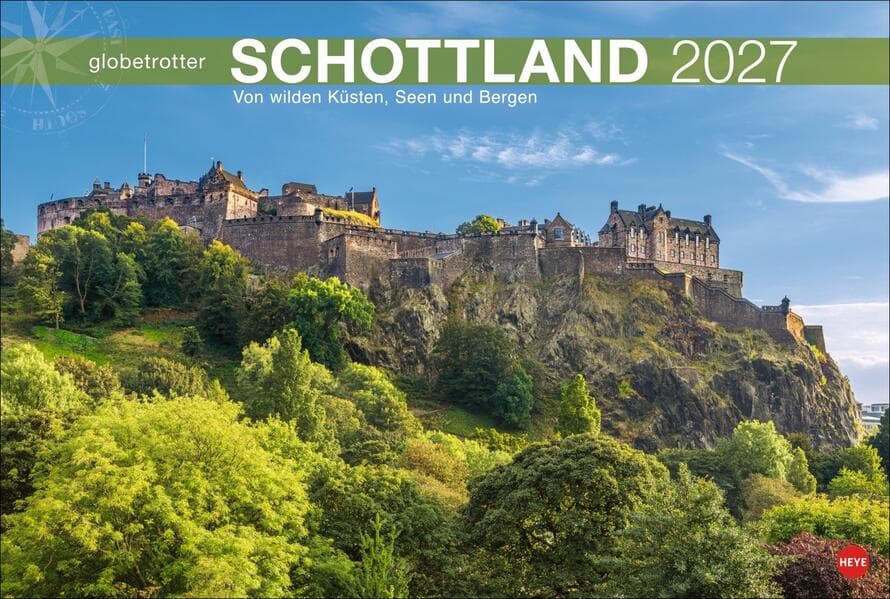 Schottland Globetrotter Kalender 2027 - Von wilden Küsten, Seen und Bergen