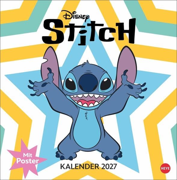 Stitch Broschurkalender 2027