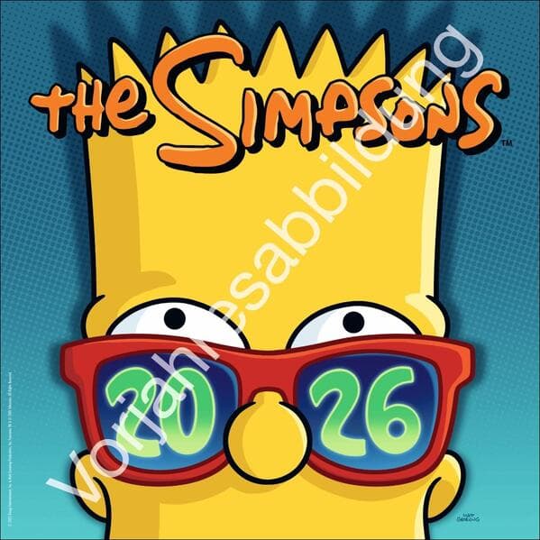 The Simpsons Broschurkalender 2027