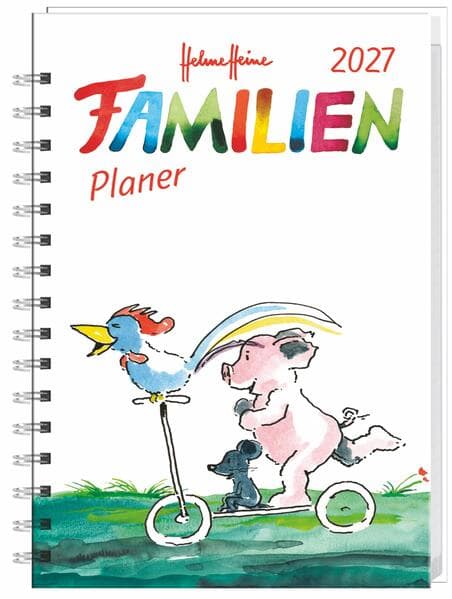 Helme Heine: Familienplaner-Buch A5 2027