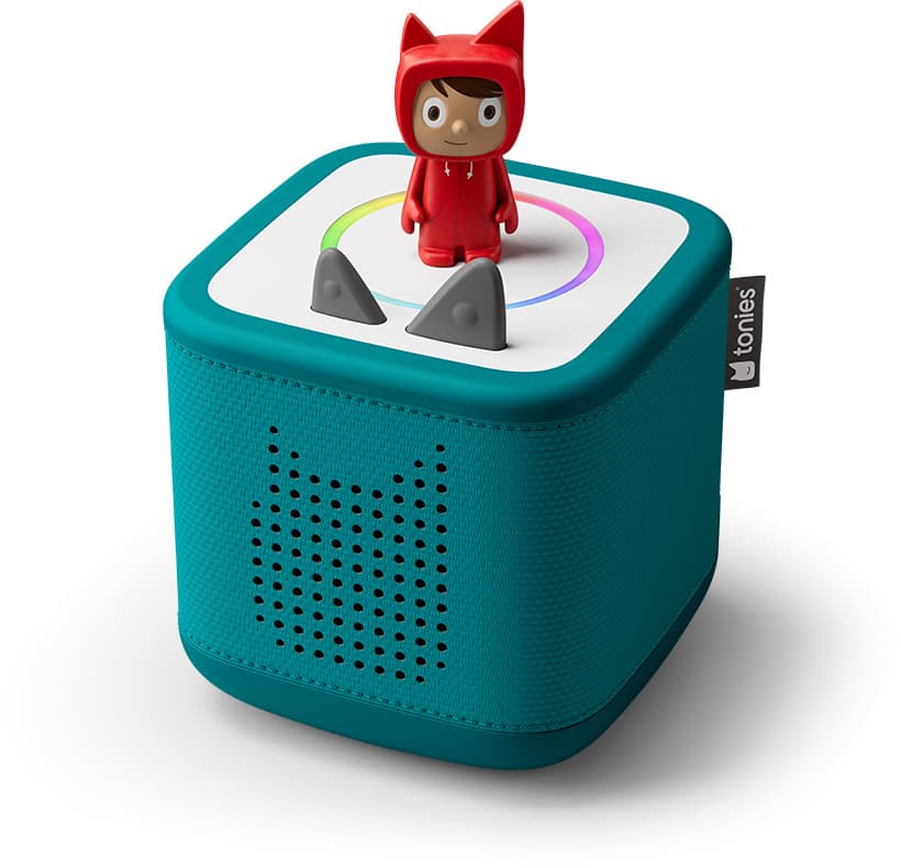 Toniebox 2 Meeresgrün Starter Set (Kreativ-Tonie Rot)