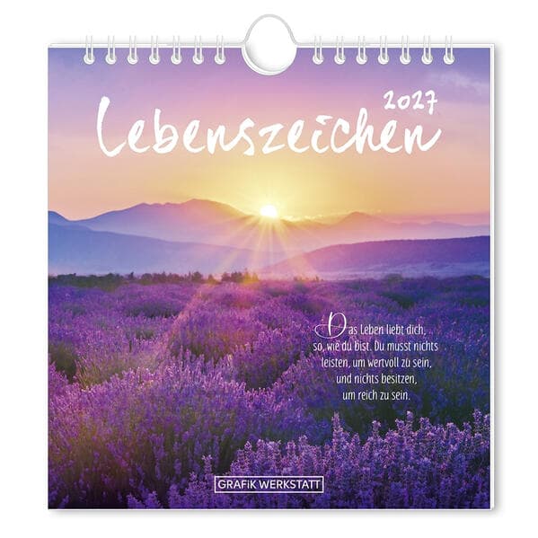 Postkartenkalender 2027 Lebenszeichen