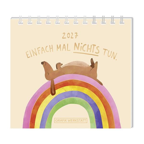 Mini-Kalender 2027 Einfach mal nichts tun.