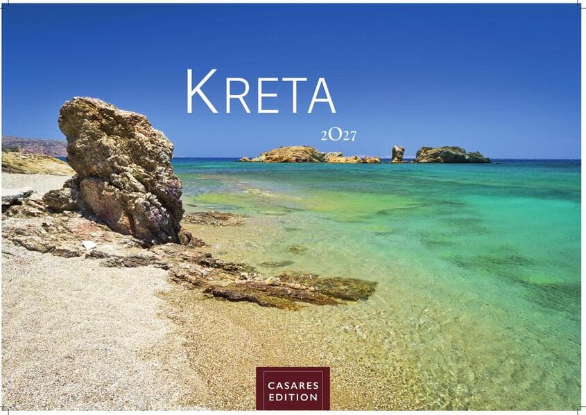 Kreta Kalender 2027 - Wandkalender | Fotokalender Griechenland 24x35cm - . mit 12 atemberaubenden Fotos von Kreta.