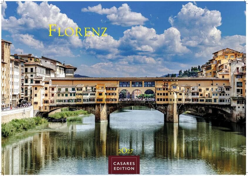 Florenz Kalender 2027 - Wandkalender | Fotokalender Italien 24x35 cm - Toskana Flair für ihr Zuhause