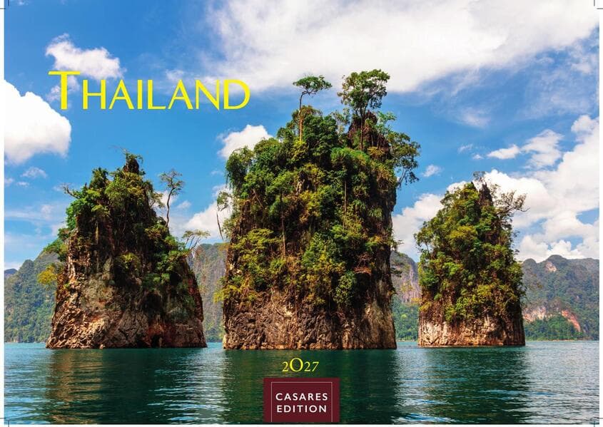 Thailand Kalender 2027 - Wandkalender | Fotokalender 24x35cm - Hochwertiger für 2027 - von der beeindruckenden Schönheit des Landes, Perfekt für Thailand-Liebhaber