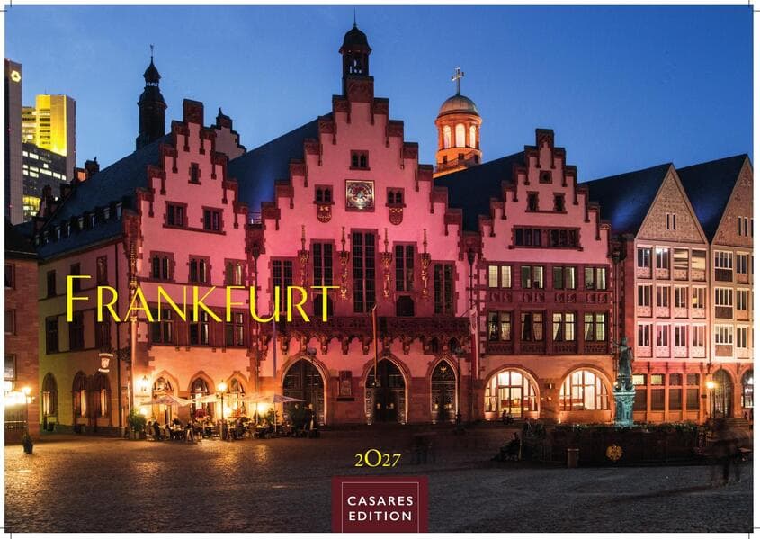 Frankfurt Kalender 2027 - Wandkalender | Fotokalender Deutschland 24x35cm - faszinierende Stadtansichten der Mainmetropole mit 12 großformatigen Bildern