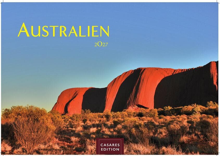 Australien Kalender 2027 - Wandkalender | Fotokalender Ozeanien 24x35cm - 12 atemberaubende Landschaften aus Down Under, perfekt als Geschenk & Wanddeko