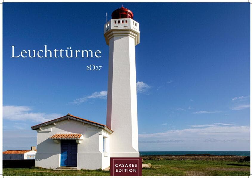 Leuchttürme Kalender 2027 - Wandkalender | Fotokalender Naturkalender Großformat 35x50cm - mit beeindruckenden Fotografien von Leuchttürmen weltweit.