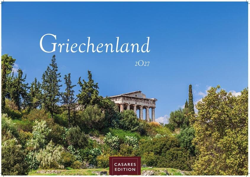 Griechenland Kalender 2027 - Wandkalender | Fotokalender Griechenland 24x35 cm - Traumhafte Aussichten Griechenlands - . mit beeindruckenden Fotos