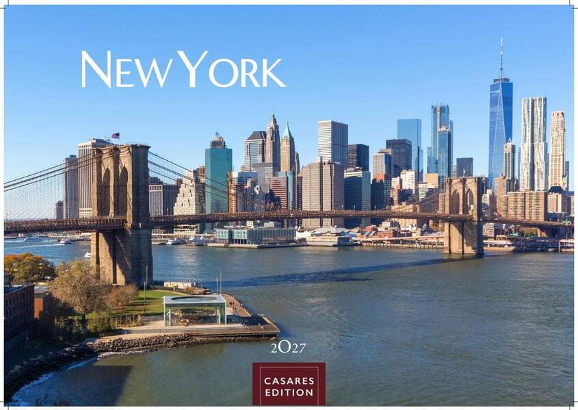 New York Kalender 2027 - Wandkalender | Fotokalender Nordamerika 24x35cm - Faszinierende Ansichten der Stadt, die niemals schläft, als Geschenk oder Blickfang