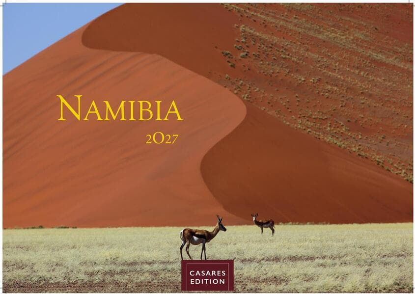 Namibia Kalender 2027 - Wandkalender | Fotokalender Afrika 35x50 cm - . mit atemberaubenden Landschaftsfotos und der Tierwelt.