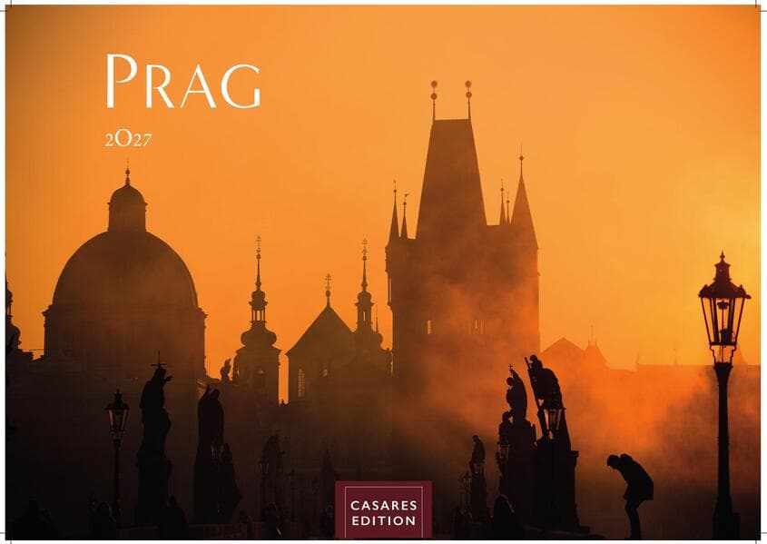 Prag Kalender 2027 - Wandkalender | Fotokalender 24x35cm - Hochwertige Fotos von Prags bekanntesten Bauwerken, historischen Plätzen und malerischen Ecken