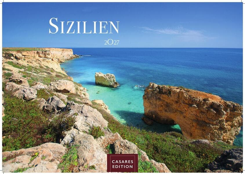 Sizilien Kalender 2027 - Wandkalender | Fotokalender Italien 24x35 cm - . mit atemberaubenden Fotos von Sizilien,