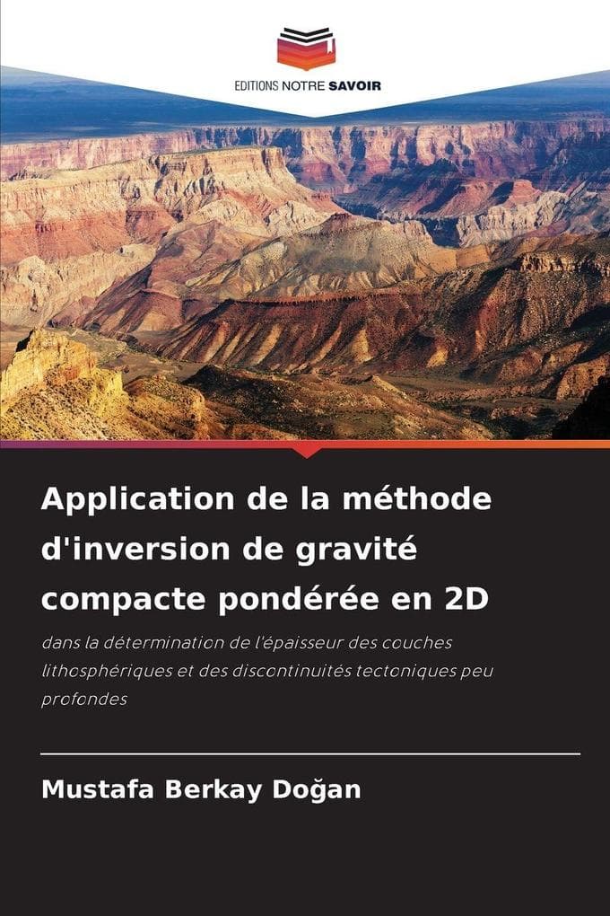 Application de la méthode d'inversion de gravité compacte pondérée en 2D