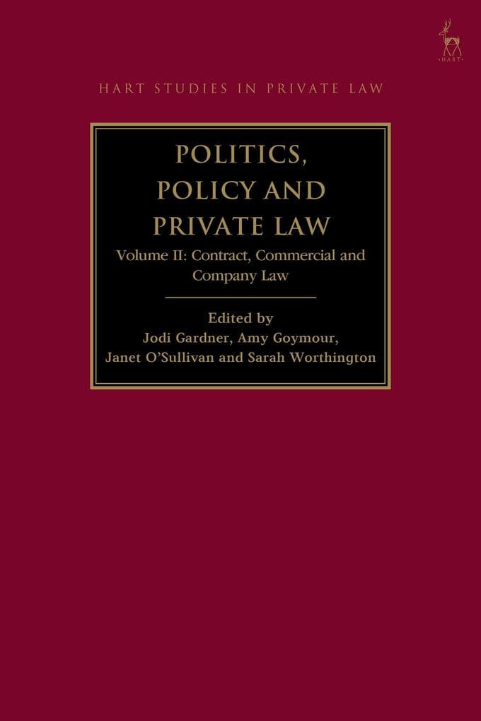 Politics, Policy and Private Law