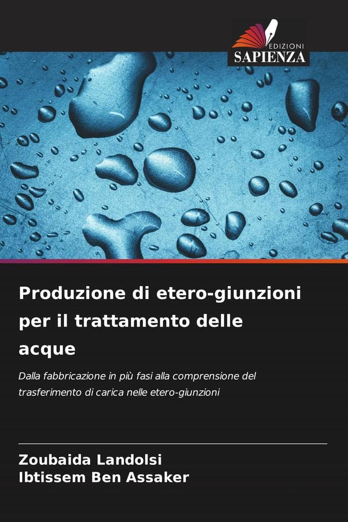 Produzione di etero-giunzioni per il trattamento delle acque