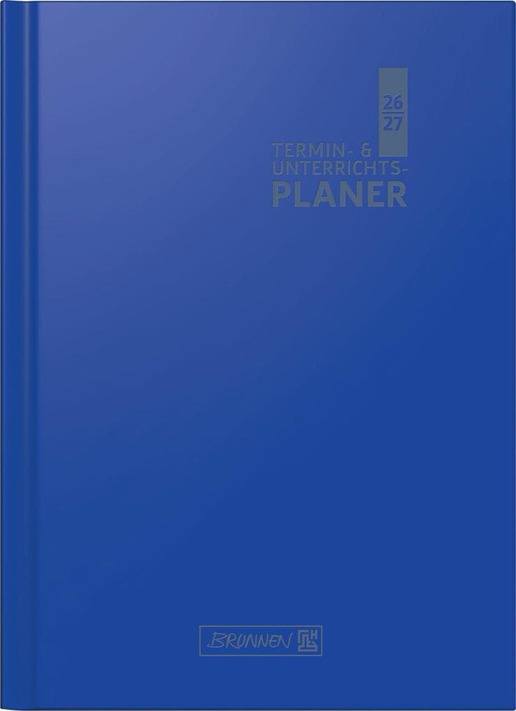 Termin- & Unterrichtsplaner 2026/2027 | A4, Kunststoff, blau