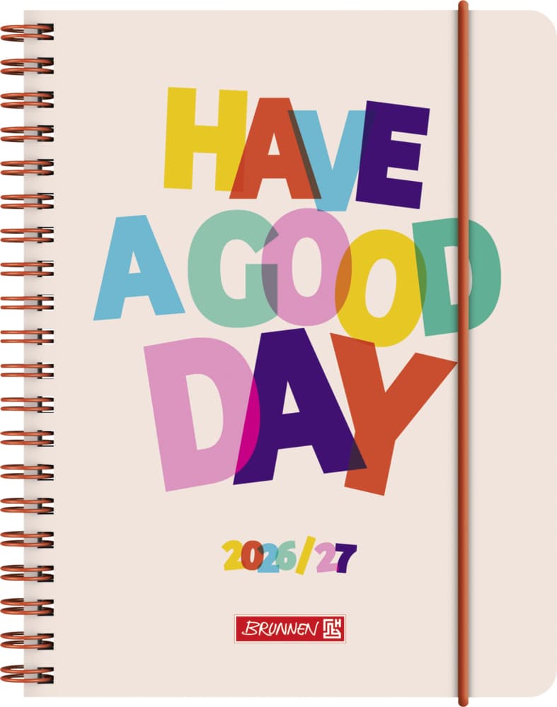 Schülerkalender 2026/2027 "Good Day" | A6, Kunststoff