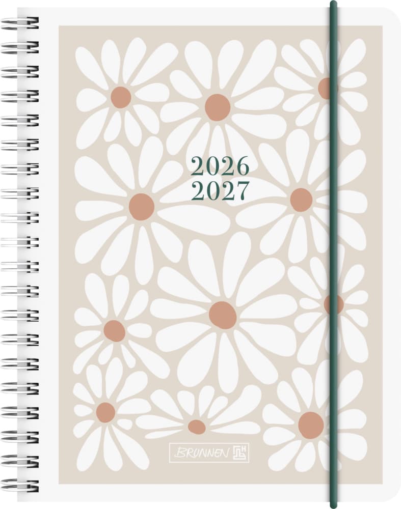 Schülerkalender 2026/2027 "Daisy" | A6, Kunststoff