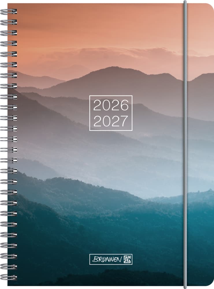 Schülerkalender 2026/2027 "Misty Sunset" | A5, Kunststoff