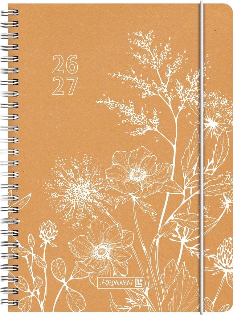 Schülerkalender 2026/2027 "Meadow" | A5, Leder