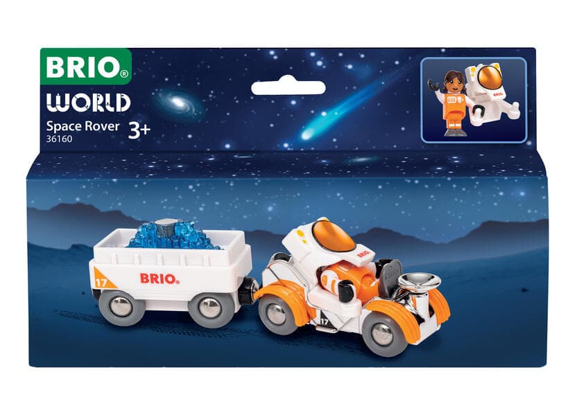 BRIO World 36160 Weltraum Rover - Eisenbahn-Set für Kinder ab 3 Jahren - zauberhaftes Geschenk