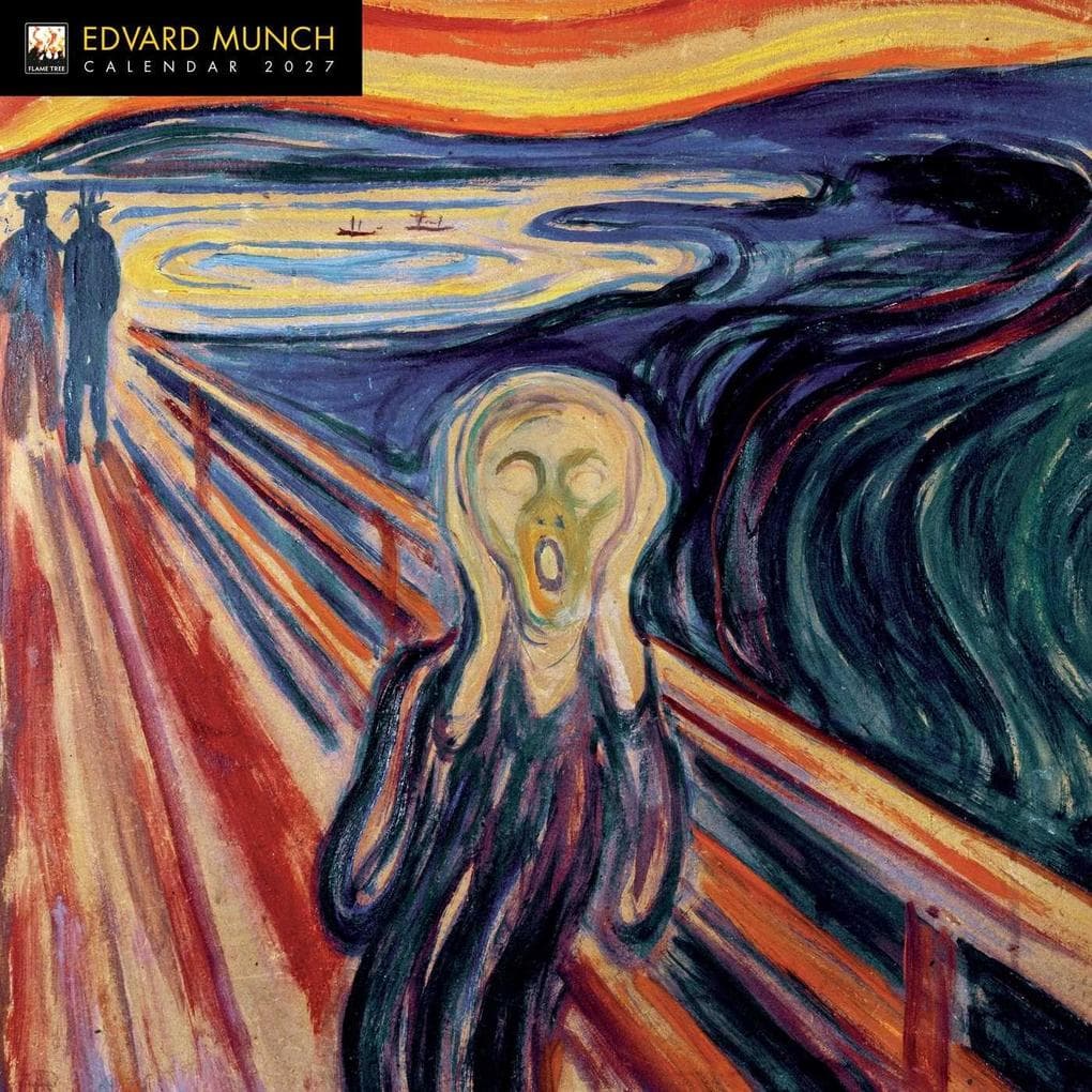 Edvard Munch 2027 - Original Flame Tree Publishing-Kalender [Kalender]