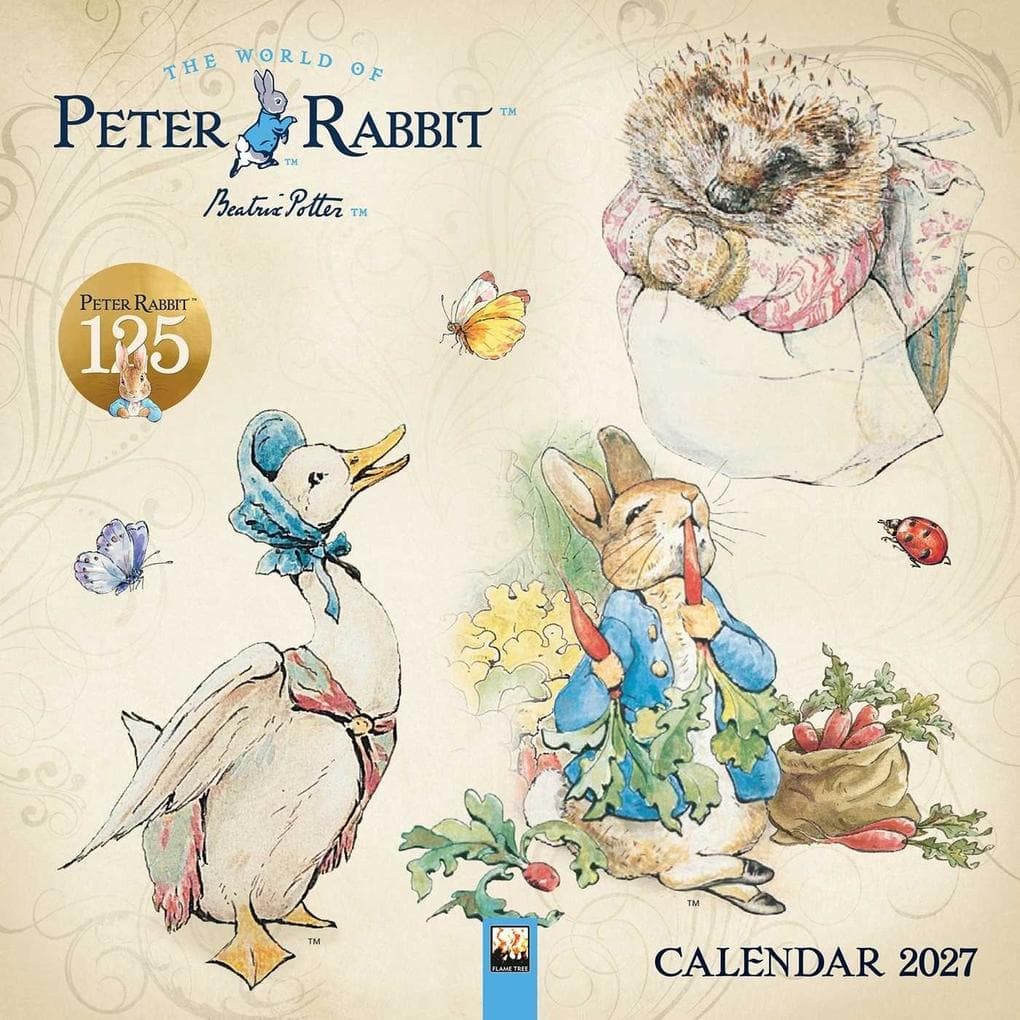 The World of Peter Rabbit - Die Welt von Peter Rabbit 2027 - Original Flame Tree Publishing-Kalender [Kalender]