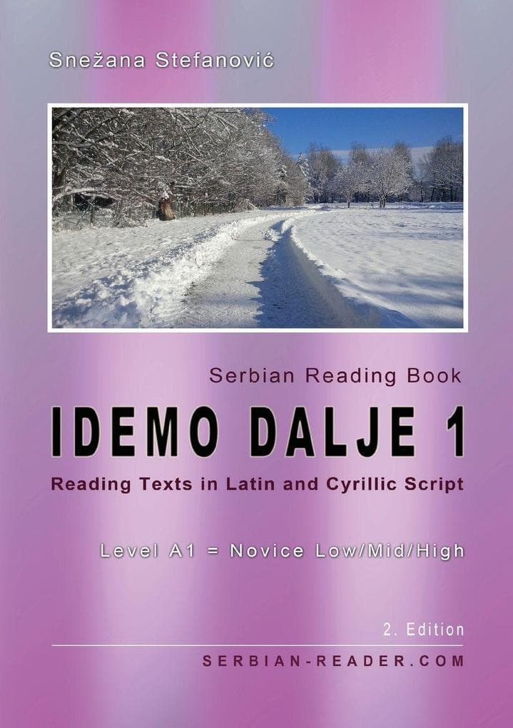 Serbian Reading Book "Idemo dalje 1"