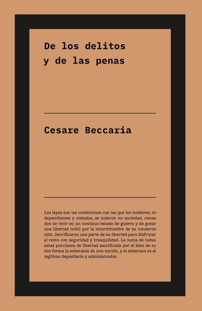 De los delitos y de las penas