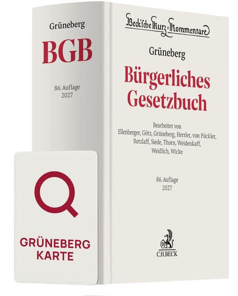 Grüneberg BGB Chat-Book 2027