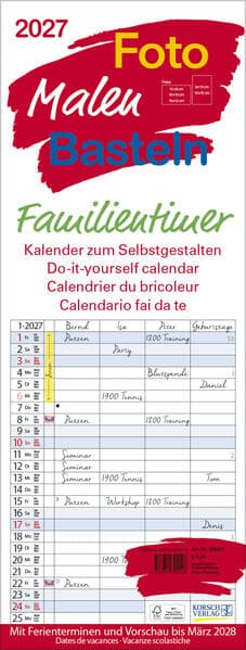 Foto-Malen-Basteln Familientimer 2027