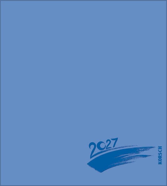 Foto-Malen-Basteln Bastelkalender blau 2027