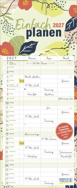 Einfach planen 2027