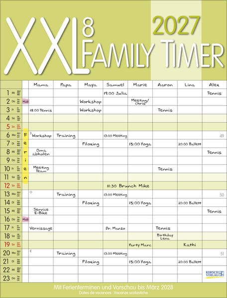 XXL Family Timer 8 2027
