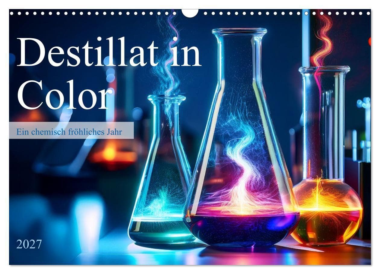 Destillat in Color (Wandkalender 2027 DIN A3 quer), CALVENDO Monatskalender
