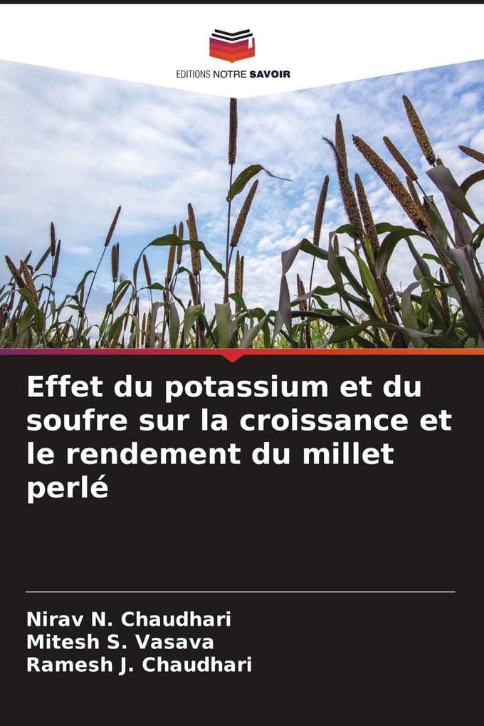Effet du potassium et du soufre sur la croissance et le rendement du millet perlé