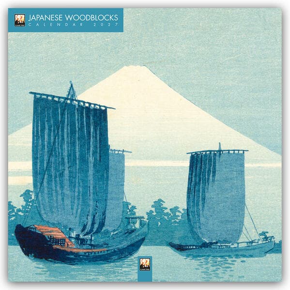 Japanese Woodblocks - Japanische Holzschnitte 2027 - Original Flame Tree Publishing-Kalender [Kalender]