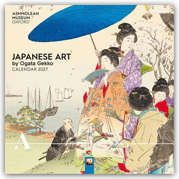 Japanese Art by Ogata Gekko - Japanische Kunst 2027 - Original Flame Tree Publishing-Kalender [Kalender]